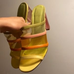 Urban Outfitters Colorblock Mules